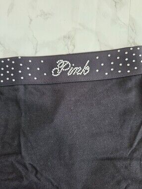 Victoria's Secret PINK Logo Cotton Boyshort Panties XL NWT